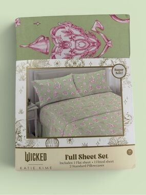 🌿✨ Wicked x Katie Kime Full Sheet Set — Brand New in Package!